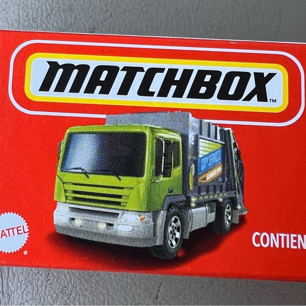 Matchbox - Green Garbage Truck Toy